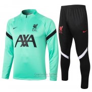 Chandal de Sudadera del Liverpool 2020-2021 Verde