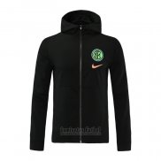 Chaqueta con Capucha del Inter Milan 2021 Negro