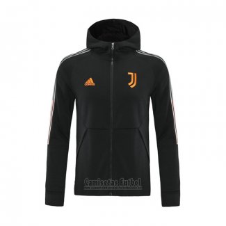 Chaqueta con Capucha del Juventus 2020-2021 Negro