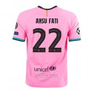Camiseta Barcelona Jugador Ansu Fati 3ª 2020-2021