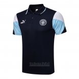 Camiseta Polo del Manchester City 2021-2022 Azul