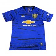 Camiseta de Entrenamiento Manchester United 2020-2021 Azul