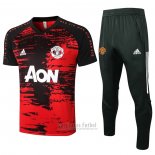 Chandal del Manchester United Manga Corta 2020-2021 Rojo