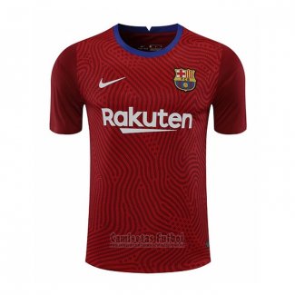 Camiseta Barcelona Portero 2020-2021 Rojo