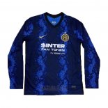 Camiseta Inter Milan 1ª Manga Larga 2021-2022