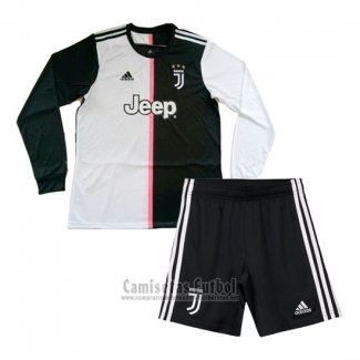 Camiseta Juventus 1ª Manga Larga Nino 2019-2020