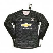 Camiseta Manchester United Portero Manga Larga 2019-2020 Negro