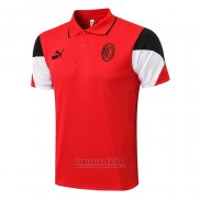 Camiseta Polo del AC Milan 2021-2022 Rojo