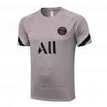 Camiseta de Entrenamiento Paris Saint-Germain 2021-2022 Gris