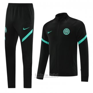 Chandal de Chaqueta del Inter Milan 2021-2022 Negro