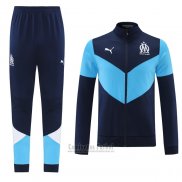 Chandal de Chaqueta del Olympique Marsella 2021-2022 Azul