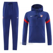 Chandal de Sudadera del Atletico Madrid 2021-2022 Azul