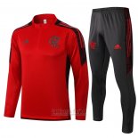 Chandal de Sudadera del Flamengo 2021-2022 Rojo