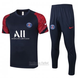 Chandal del Paris Saint-Germain Manga Corta 2020-2021 Azul