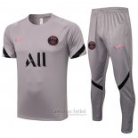 Chandal del Paris Saint-Germain Manga Corta 2021-2022 Gris