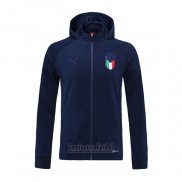 Chaqueta con Capucha del Italia 2021-2022 Azul