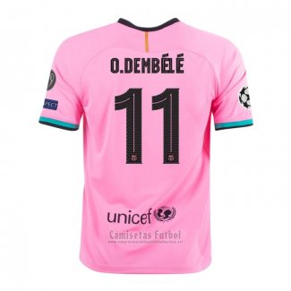 Camiseta Barcelona Jugador O.Dembele 3ª 2020-2021