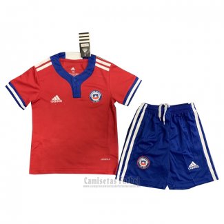 Camiseta Chile 1ª Nino 2021-2022