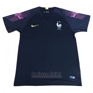 Camiseta Francia Portero 2018 Negro Tailandia