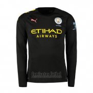 Camiseta Manchester City 2ª Manga Larga 2019-2020