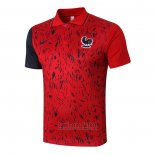 Camiseta Polo del Francia 2020-2021 Rojo