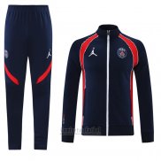 Chandal de Chaqueta del Paris Saint-Germain Jordan 2021-2022 Azul