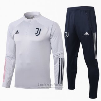 Chandal de Sudadera del Juventus 2020-2021 Gris