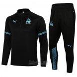 Chandal de Sudadera del Olympique Marsella 2021-2022 Negro