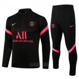 Chandal de Sudadera del Paris Saint-Germain Nino 2021-2022 Negro