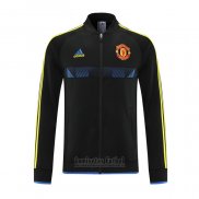 Chaqueta del Manchester United 2021-2022 Negro y Azul
