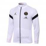 Chaqueta del Paris Saint-Germain Jordan 2020-2021 Blanco