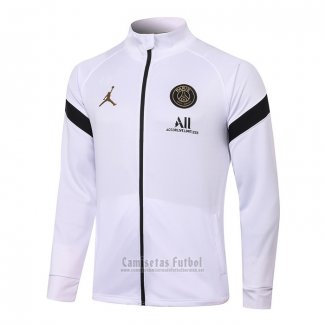 Chaqueta del Paris Saint-Germain Jordan 2020-2021 Blanco