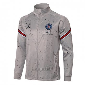 Chaqueta del Paris Saint-Germain Jordan 2021-2022 Gris