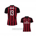 Camiseta AC Milan Jugador Romagnoli 1ª 2018-2019