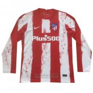 Camiseta Atletico Madrid 1ª Manga Larga 2021-2022