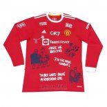Camiseta Manchester United CR7 Manga Larga 2021-2022