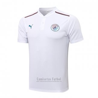 Camiseta Polo del Manchester City 2021-2022 Blanco