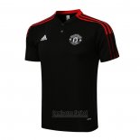 Camiseta Polo del Manchester United 2021-2022 Negro