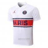 Camiseta Polo del Paris Saint-Germain Jordan 2022-2023 Blanco