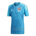 Camiseta Sao Paulo Portero 2018-2019 Azul Tailandia