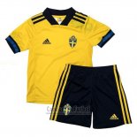 Camiseta Suecia 1ª Nino 2020