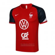 Camiseta de Entrenamiento Francia 2021-2022 Rojo