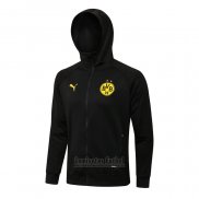 Chaqueta con Capucha del Borussia Dortmund 2021-2022 Negro