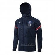 Chaqueta con Capucha del Paris Saint-Germain 2021-2022 Azul