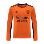 Camiseta Arsenal Portero Manga Larga 2020-2021 Naranja