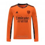 Camiseta Arsenal Portero Manga Larga 2020-2021 Naranja