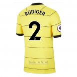 Camiseta Chelsea Jugador Rudiger 2ª 2021-2022