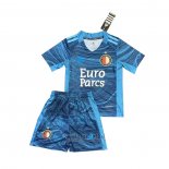 Camiseta Feyenoord Portero Nino 2021-2022 Azul