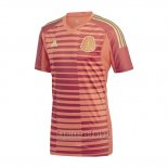 Camiseta Mexico Portero 2018 Rojo Tailandia