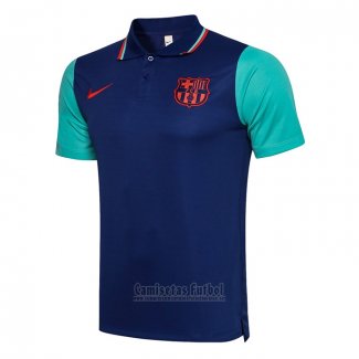 Camiseta Polo del Barcelona 2021 Azul